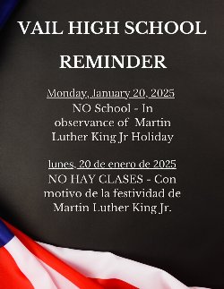 Martin Luther King, Jr. Day - No School